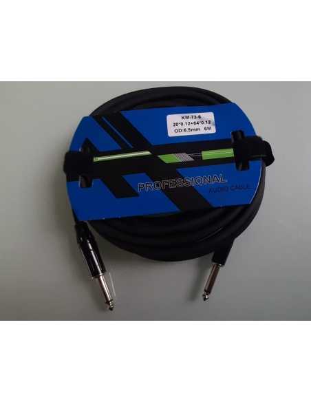 KABEL KM-73-6, Cable Plug/Plug 6 Mts Desbalanceado