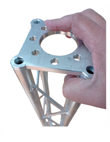 BT-1MT10 TRUSS CUADRADO SILVER 100x100mm 1M.