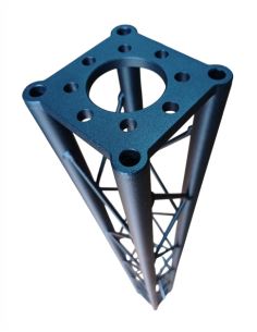 BT-1MT10 BLACK TRUSS CUADRADO BLACK 100x100mm 1M.