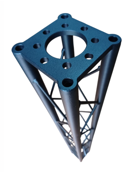 BT-1MT10 BLACK TRUSS CUADRADO BLACK 100x100mm 1M.