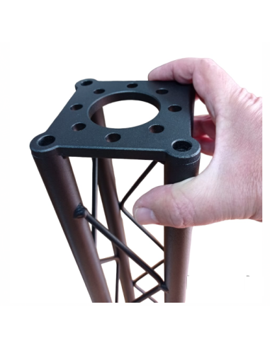 BT-1MT10 BLACK TRUSS CUADRADO BLACK 100x100mm 1M.