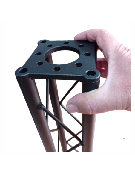 BT-05MT10 BLACK TRUSS CUADRADO BLACK 100x100mm 0,5M.