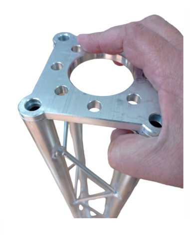BT-05MT10 TRUSS CUADRADO SILVER 100x100mm 0,5M.