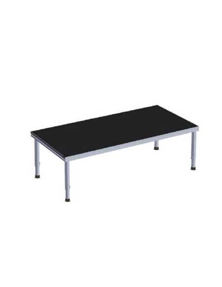 TARIMA ESCENARIO 2X1MT ALTURA AJUSTABLE 0,7 a 1,2MTS CUBIERTA ANTIDESLIZANTE