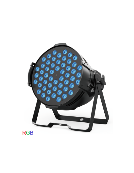 BT-P5403RGBK KIT X 8 PRO RGB TRI-LED PAR KING 54X3W + FLIGHT CASE BIG TOPPER