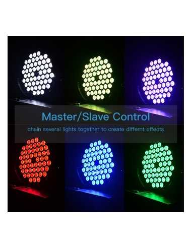 BT-P5403RGBK KIT X 8 PRO RGB TRI-LED PAR KING...
