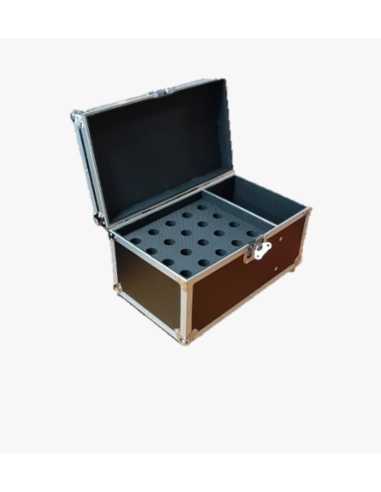 CASE PARA 20 MICRÓFONOS MADERA CEPHALO