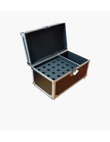 CASE PARA 20 MICRÓFONOS MADERA CEPHALO