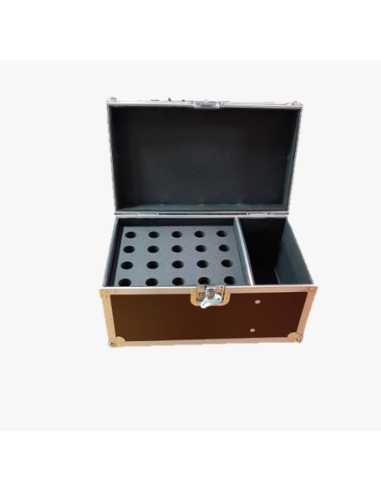 CASE PARA 20 MICRÓFONOS MADERA CEPHALO