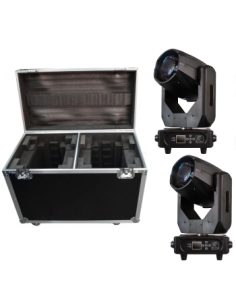BD-LB250K KIT 2x BEAM 250W MOVING HEAD + FLIGHT CASE