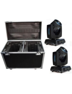 BD-LB230NK KIT 2x7R BEAM 230W MOVING HEAD + FLIGHT CASE