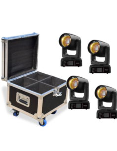 BD-LB150K KIT X 4 LED BEAM 150W + FLIGHT CASE
