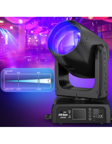 BD-LB150K KIT X 4 LED BEAM 150W + FLIGHT CASE