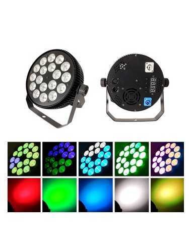 BT-P1808CK KIT 8 X PIXEL RGBW LED PAR SLIM 18X8W