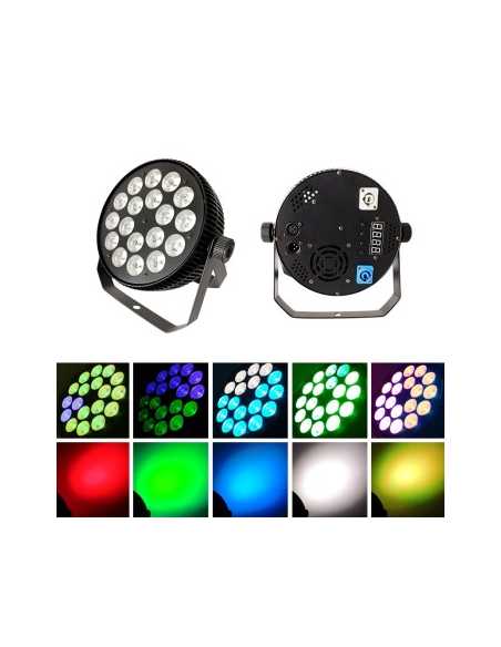 BT-P1808CK KIT 8 X PIXEL RGBW LED PAR SLIM 18X8W