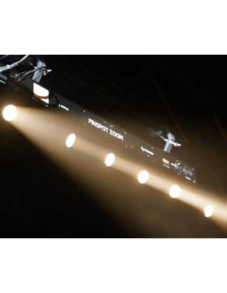 PIN SPOT ZOOM Barra spot con 6 LEDs blanco cálido de 10W