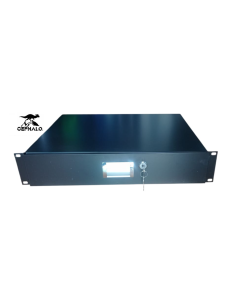 GAVETA 2U PARA RACK CON LLAVE
