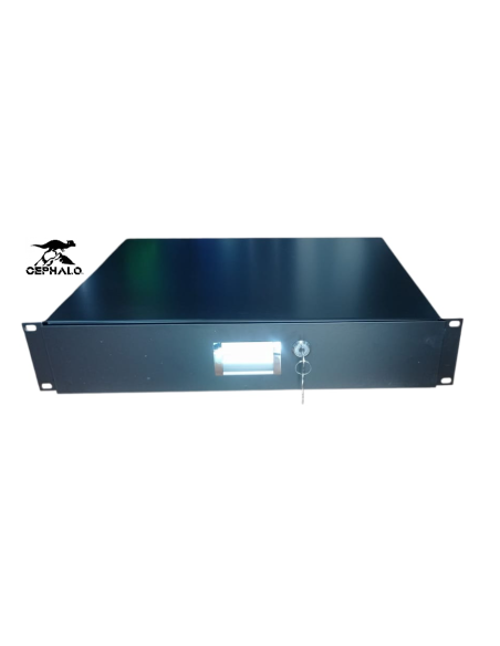 GAVETA 3U PARA RACK CON LLAVE