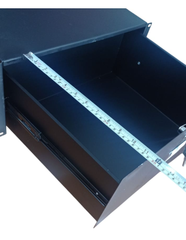 GAVETA 3U PARA RACK CON LLAVE
