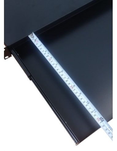 GAVETA 1U PARA RACK CON LLAVE