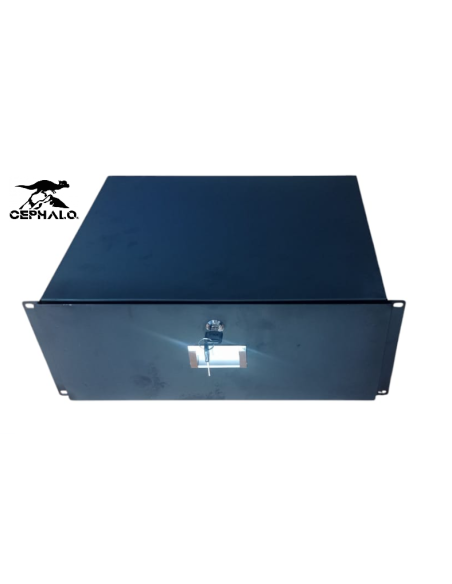 GAVETA 4U PARA RACK CON LLAVE