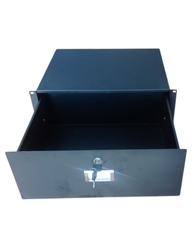 GAVETA 4U PARA RACK CON LLAVE