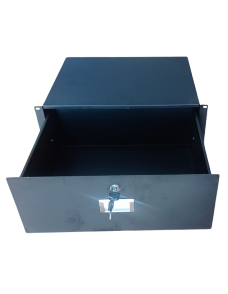 GAVETA 4U PARA RACK CON LLAVE