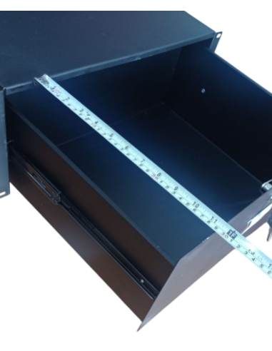 GAVETA 4U PARA RACK CON LLAVE