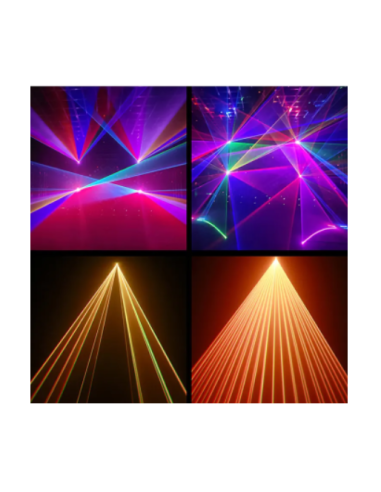 LASER GRAFICO MULTICOLOR 3W PURE LD