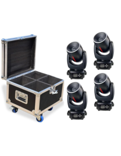 WP-L180MSK KIT X 4 LED SPOT 180W + FLIGHT CASE