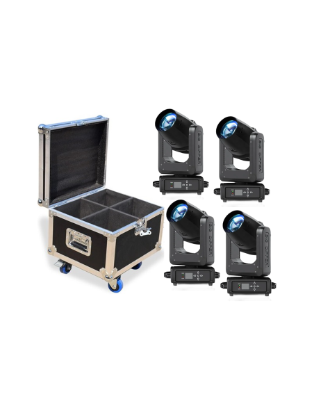 BD-CLB260K KIT 4x7R MINI BEAM 230W MOVING HEAD + FC