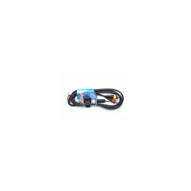 Cable profesional miniplug a doble RCA 2 metros...