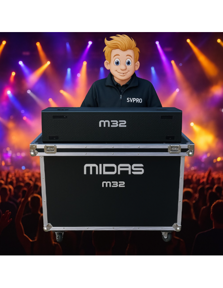 CASE MECANISMO NEUMÁTICO PARA CONSOLA MIDAS M32
