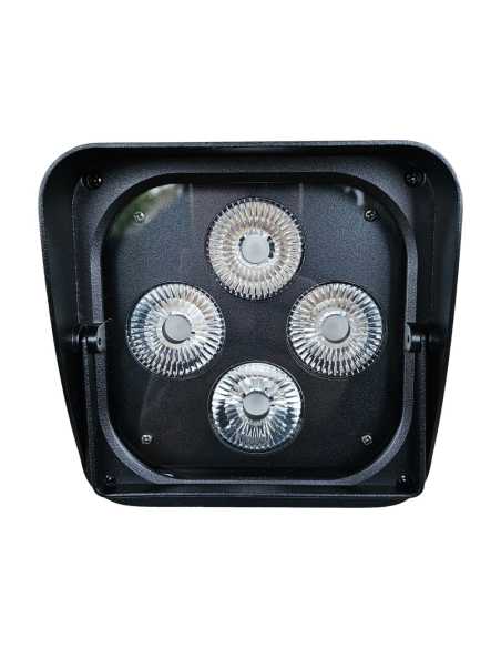 KIT 6 FOCOS CON BATERIA INALAMBRICO 4 LED 50W RGBWAUV (INCLUYE CASE) ALLED