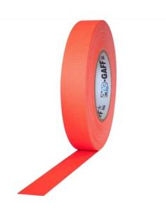 PRO GAFF TELA NARANJA FLUOR 1" x 45M. PRO TAPES USA