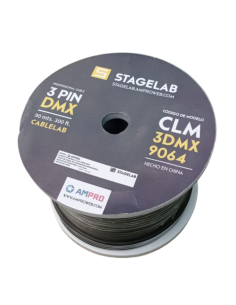 CARRETE DE 90 M. CABLE DMX 3 PIN