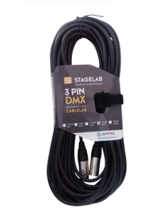 CABLE DMX 15 MTS. CABLELAB 3 PIN