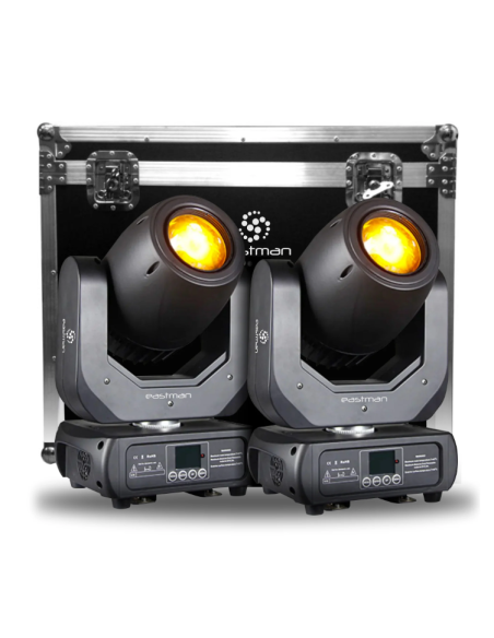 EASTMAN 2 VORTEX SPOT CABEZA MÓVIL LED 150W + CASE
