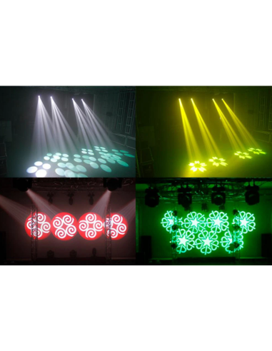 EASTMAN 2 VORTEX SPOT CABEZA MÓVIL LED 150W + CASE