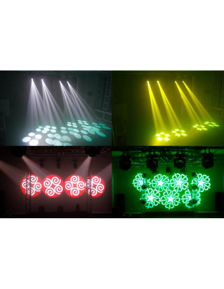 EASTMAN 2 VORTEX SPOT CABEZA MÓVIL LED 150W + CASE