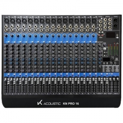 KN PRO 16 MIXER 16CH. C/FX, INTERFACE, BLUETOOTH, USB Y...