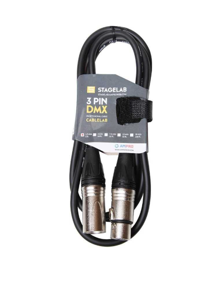 CABLE DMX 4.5 MTS. CABLELAB 3 PIN