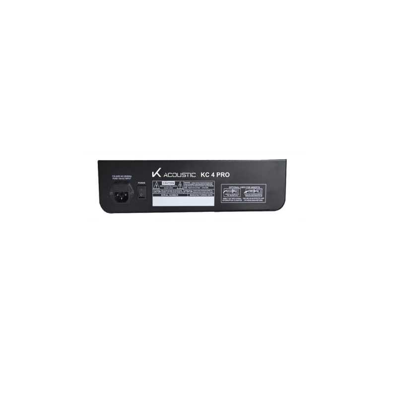 KC 4 PRO MIXER 4 CH. FX CON CASE, INTERFACE,...