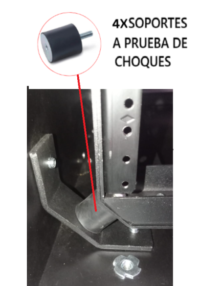 CASE RACK PRO 8U MADERA c/RUEDAS / APILABLE / CIERRE RÁPIDO / SISTEMA SLAM