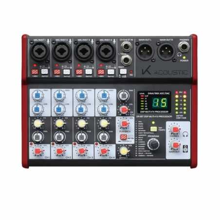 K-P68 MIXER 6CH, EFECTOS E INTERFACE S/PDIF