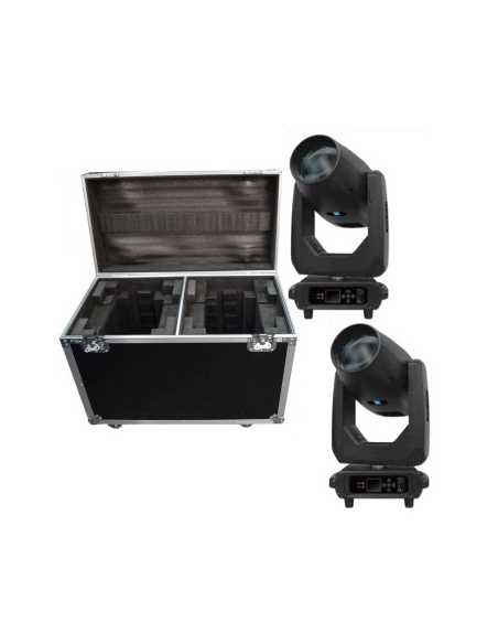BD-LB380BSWK KIT 2 X BSW380 MOVING HEAD + FLIGHT CASE