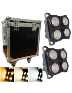 BD-LC500K KIT 2 x LED BLINDER 4X100W 1800/6000°K + FC