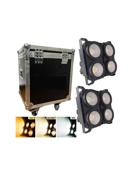 BD-LC500K KIT 2 x LED BLINDER 4X100W 1800/6000°K + FC