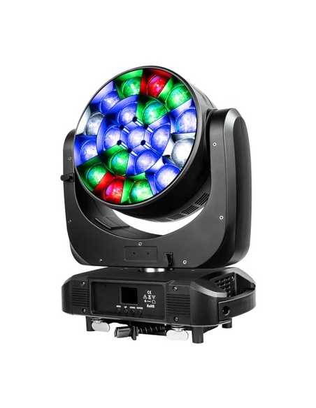 KIT Cabezal Movil Led BEE EYE 19*40W ALLED en CASE DE 2 UNID.