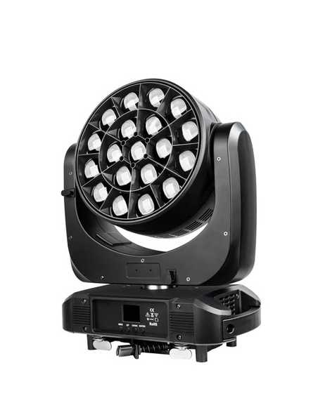 KIT Cabezal Movil Led BEE EYE 19*40W ALLED en CASE DE 2 UNID.